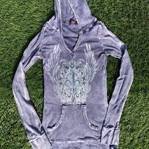 Affliction Y2K grunge long sleeve